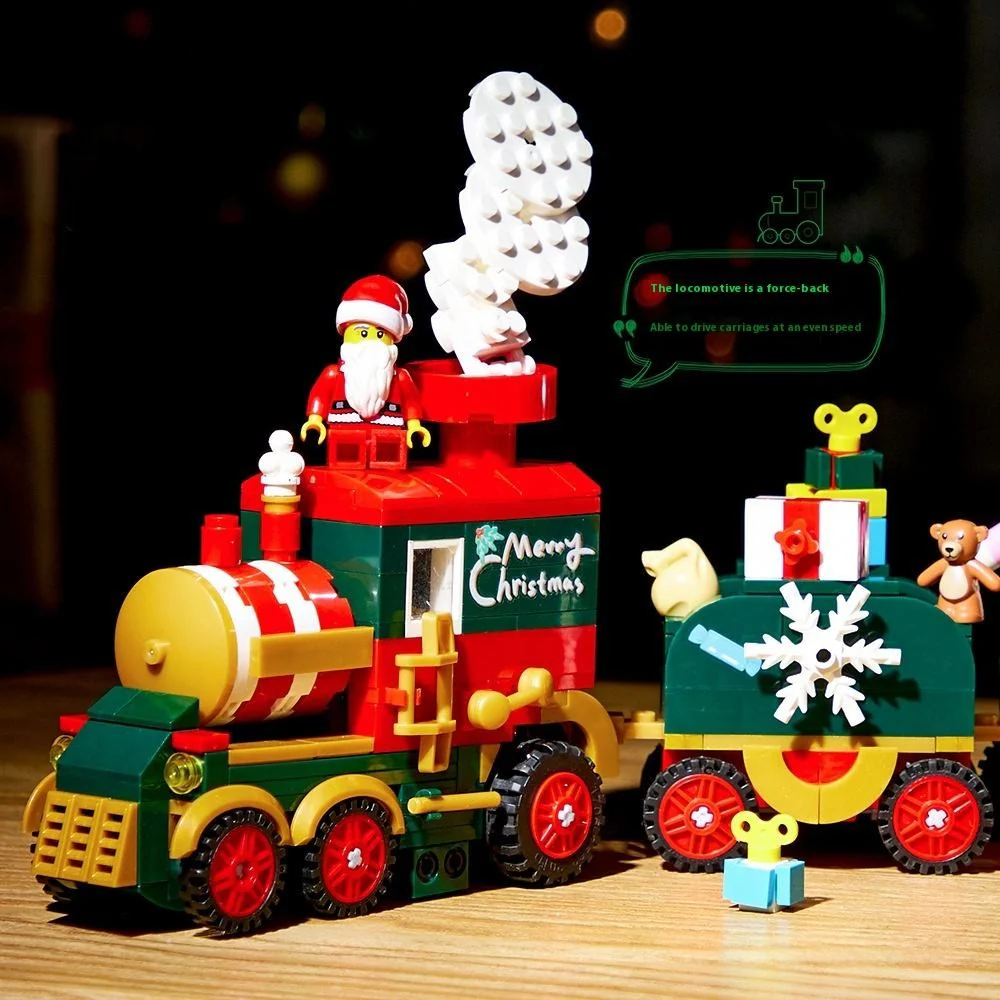 Santa Claus Train Building Blocks - Image 3