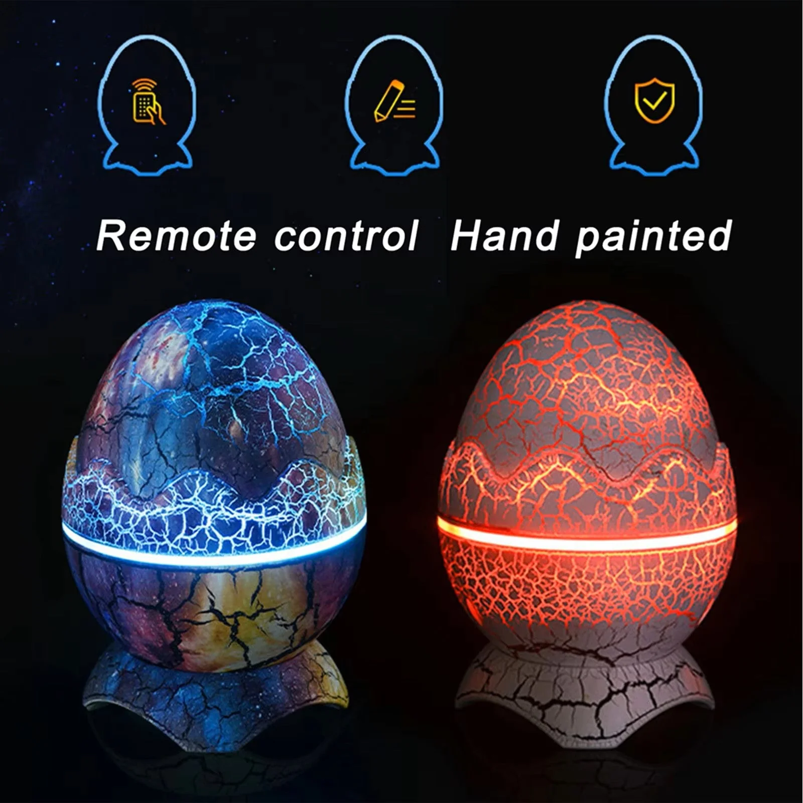Smart Galaxy Projector Dinosaur Egg Lamp - Image 4