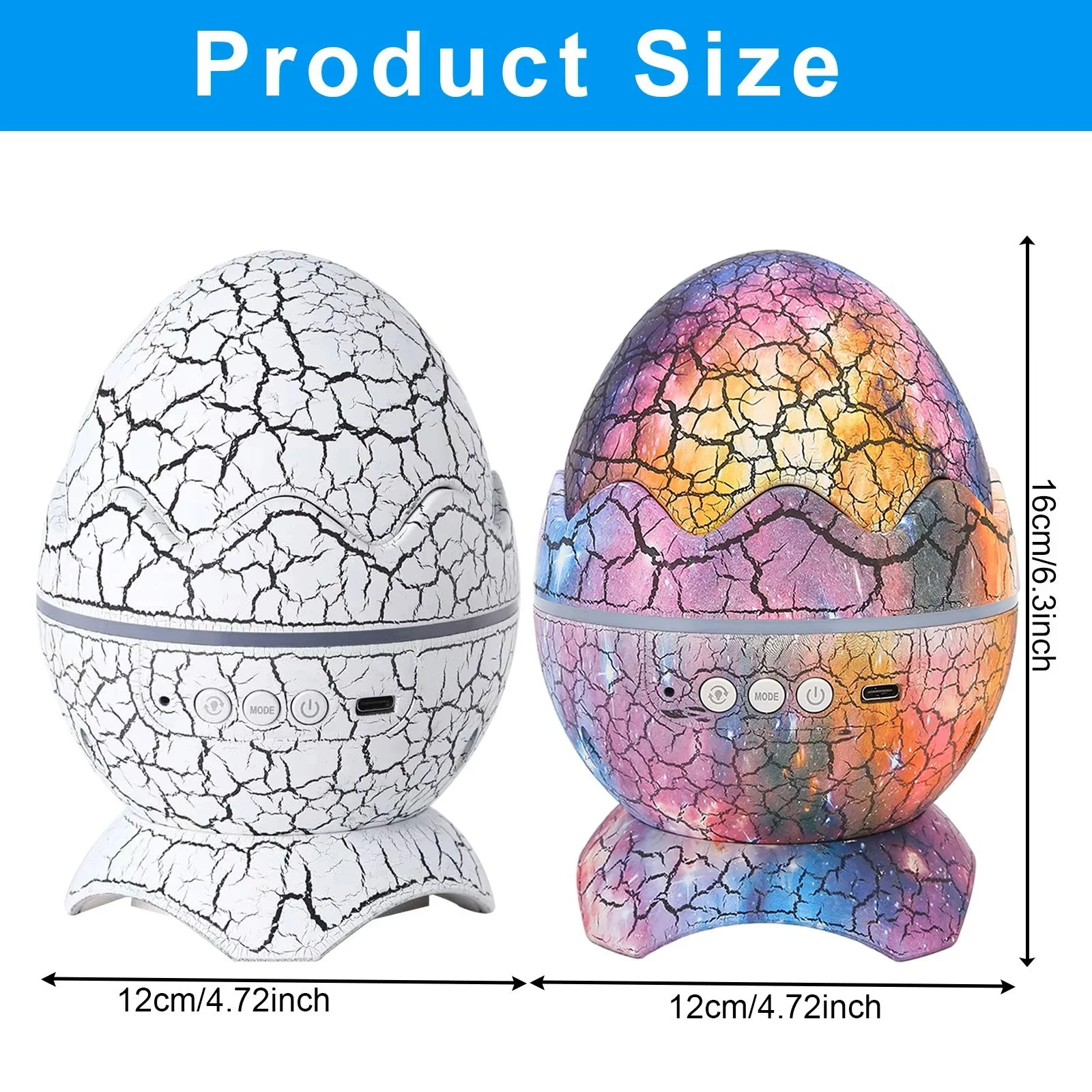Smart Galaxy Projector Dinosaur Egg Lamp - Image 7