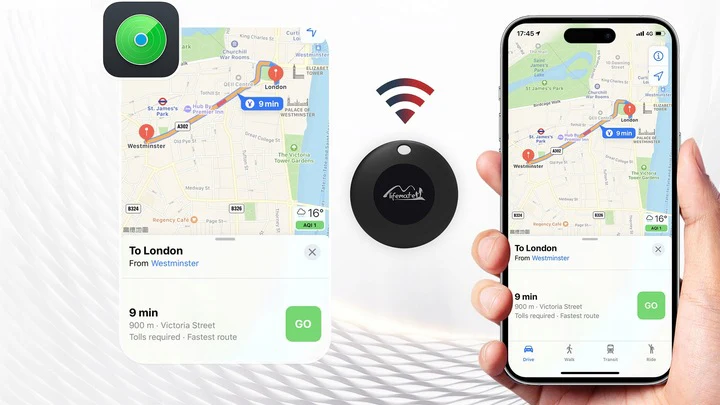 Smart GPS Tracker for Android – Google Find My Device Compatible Anti-Lost Tag - Image 3
