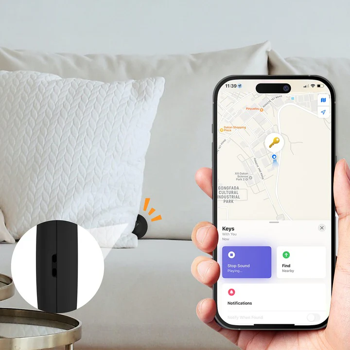 Smart GPS Tracker for Android – Google Find My Device Compatible Anti-Lost Tag - Image 6