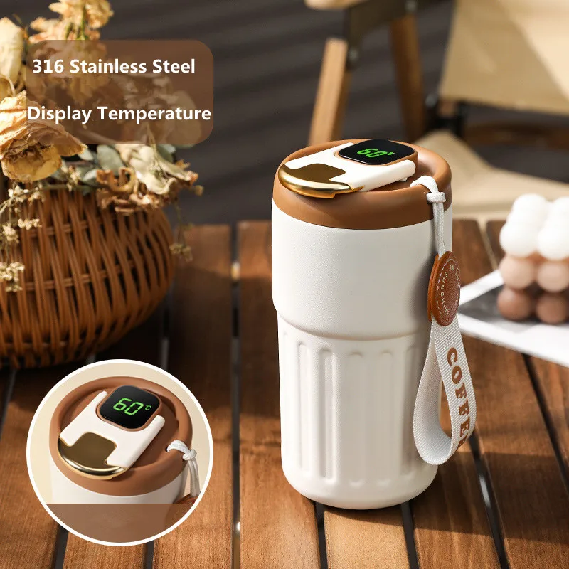 Smart LED Temperature Display Vacuum Bottle (450ml)