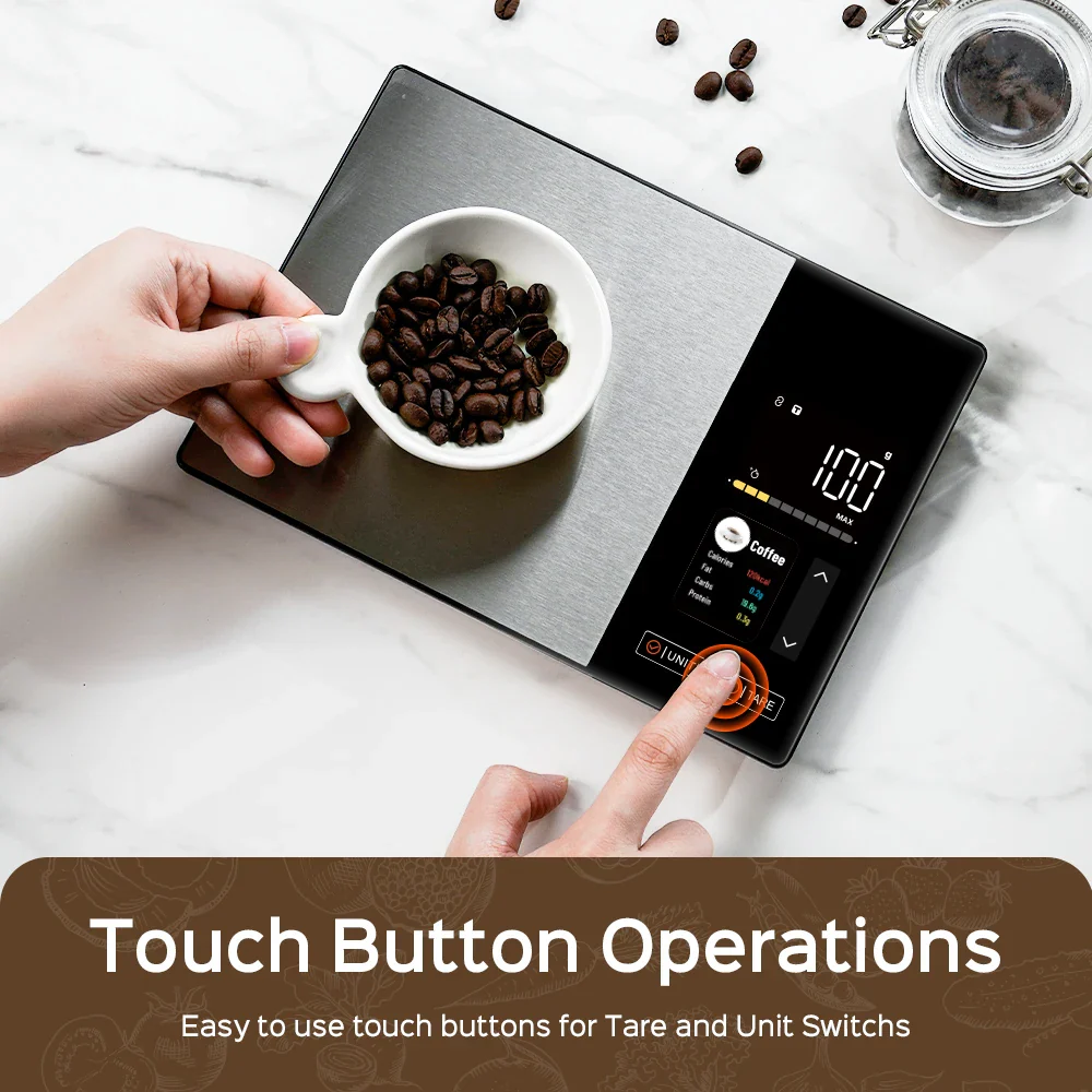 Smart Nutrition Kitchen Scale β Stainless Steel Food Scale with App - Image 7