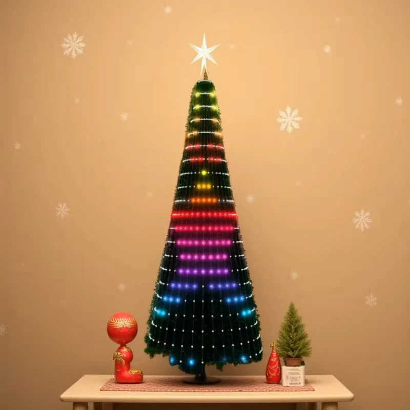 Smart RGB Christmas Tree Star Lights β Bluetooth App Control - Image 7