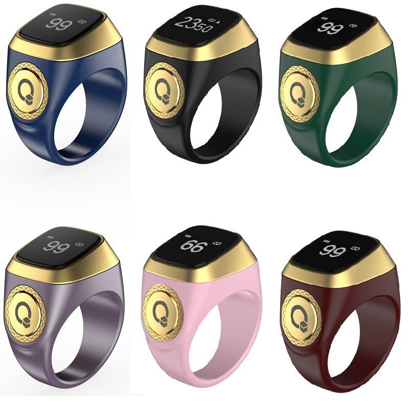 Smart Tasbih Zikr Ring with Vibration Alerts