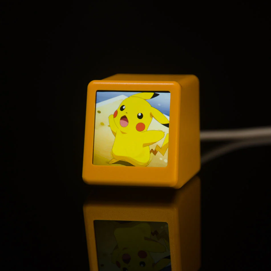 Smart Wi-fi Desk Weather Clock Display with GIF Animation - Image 2
