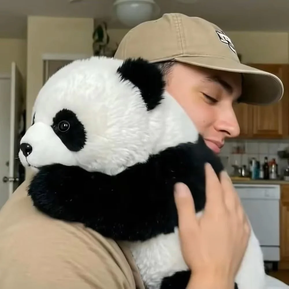 Soft Panda Hugmotion Plush Toy – Multi-Function Cute Panda Stuffed Animal - Image 3