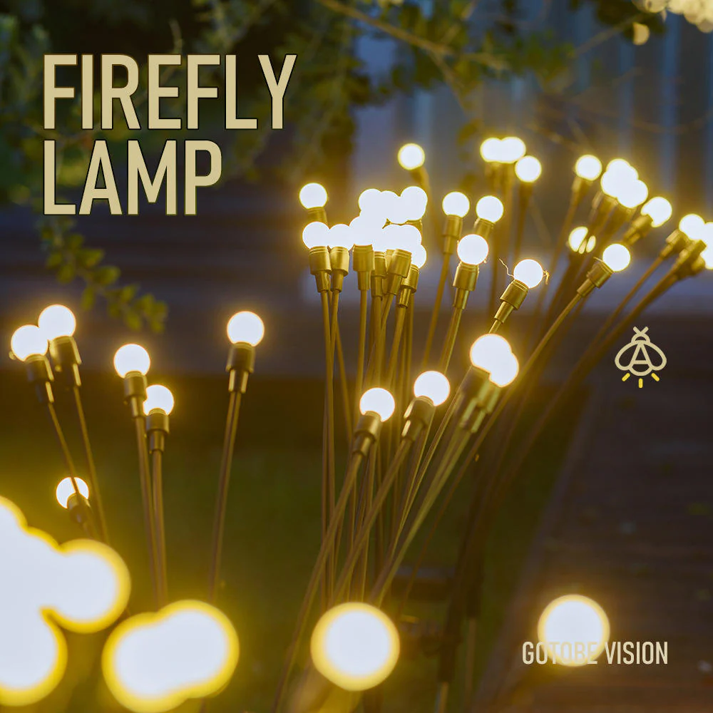 Solar RGB Firefly Lamp β Outdoor Garden Path Light