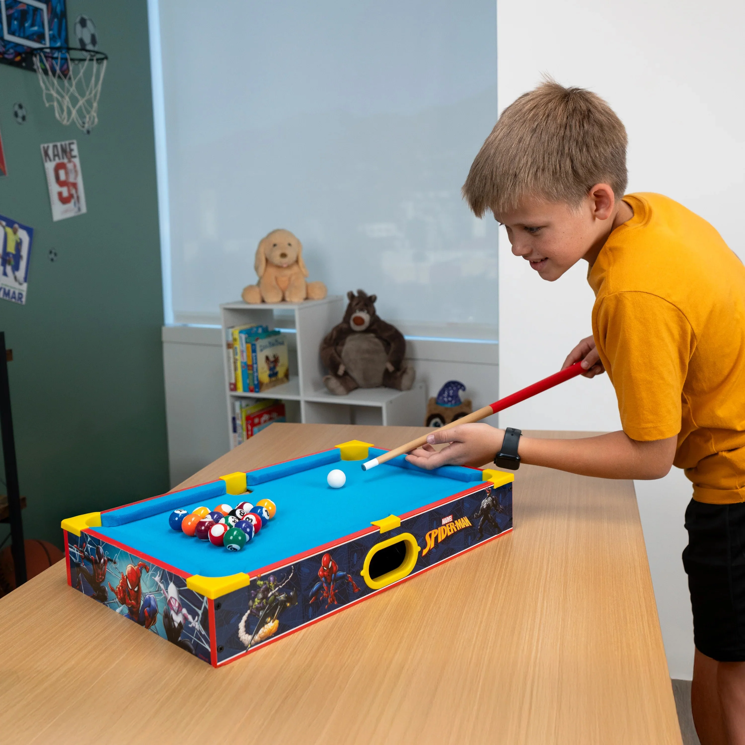 Spider-Man Wooden Tabletop Pool Table - Image 2