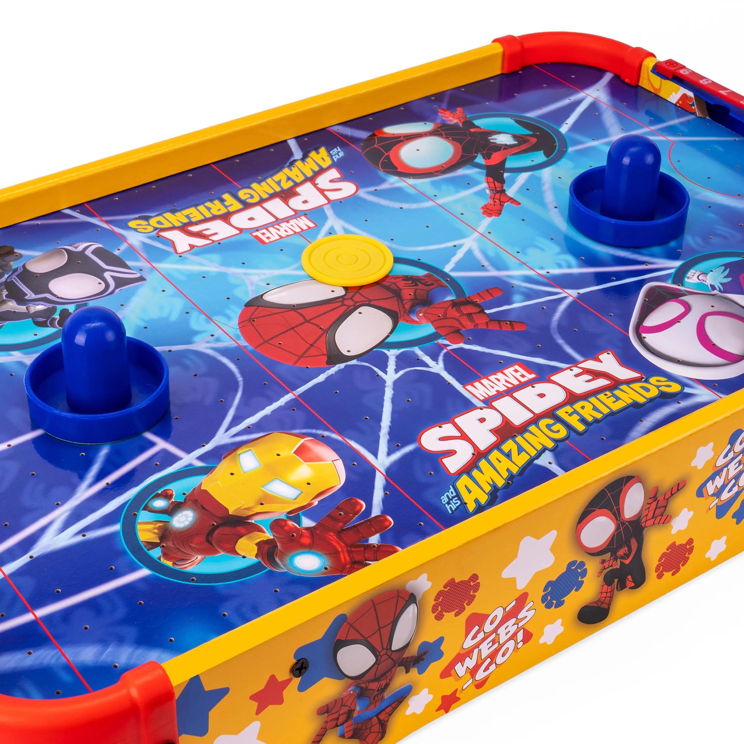 Spidey and His Amazing Friends Wooden Electronic Air Hockey Table - Image 4