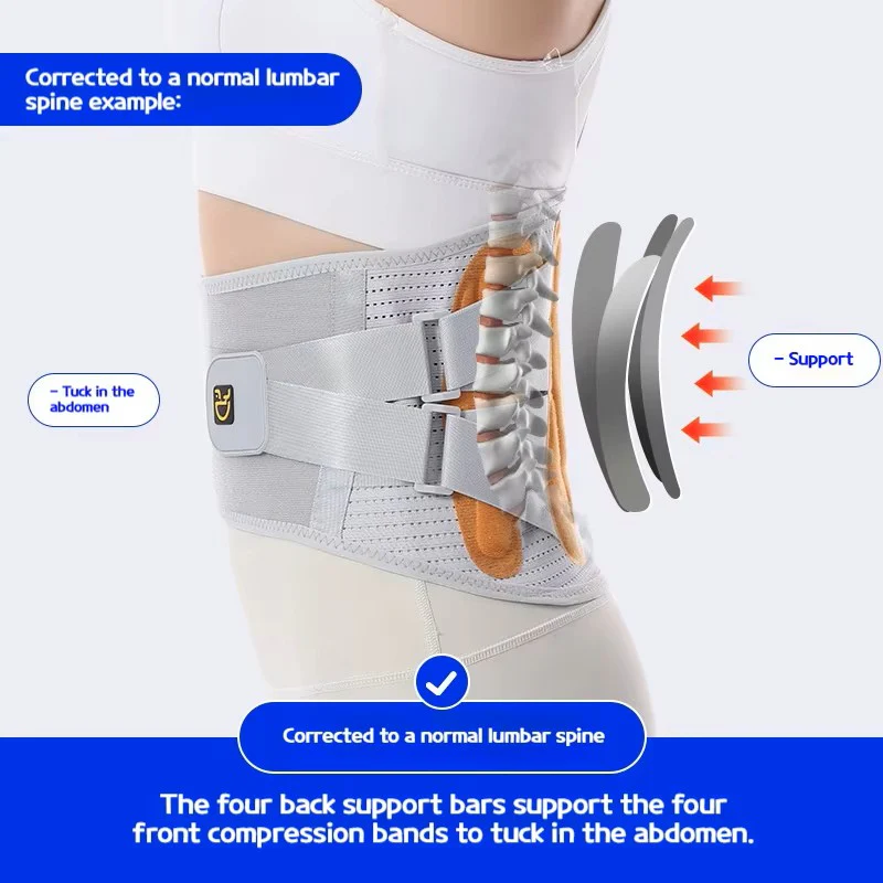 Spinal Decompression Back Brace for Pain Relief – Adjustable Medical-Grade Posture Corrector Corset - Image 3