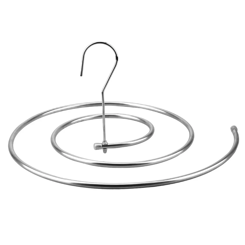 Spiral Round Bed Sheet Hanger – Space-Saving Stainless Steel Drying Rack for Quilts, Blankets, and Large Linens (Rotating Household Storage)