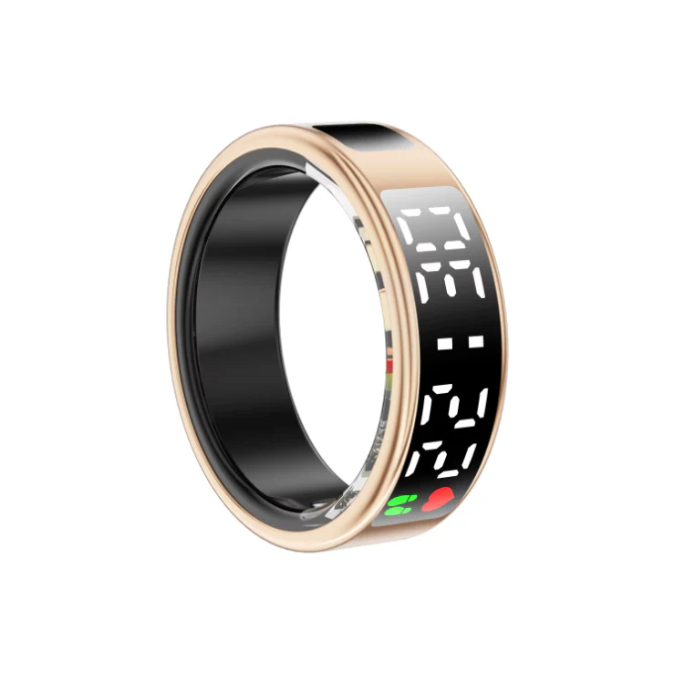 SR08 Stainless Steel Smart Ring with Display – Fitness & Activity Tracker - Image 7