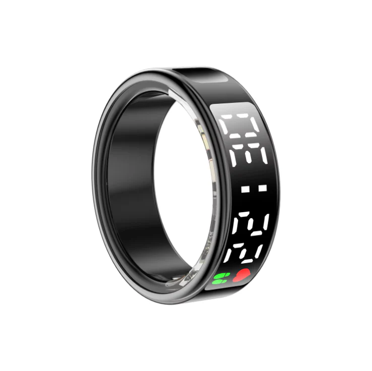 SR08 Stainless Steel Smart Ring with Display – Fitness & Activity Tracker - Image 8