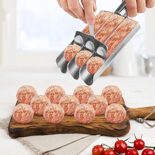 Stainless Steel Non-Stick Meatball Mold & Shaper Tool - Image 2