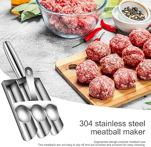 Stainless Steel Non-Stick Meatball Mold & Shaper Tool - Image 4