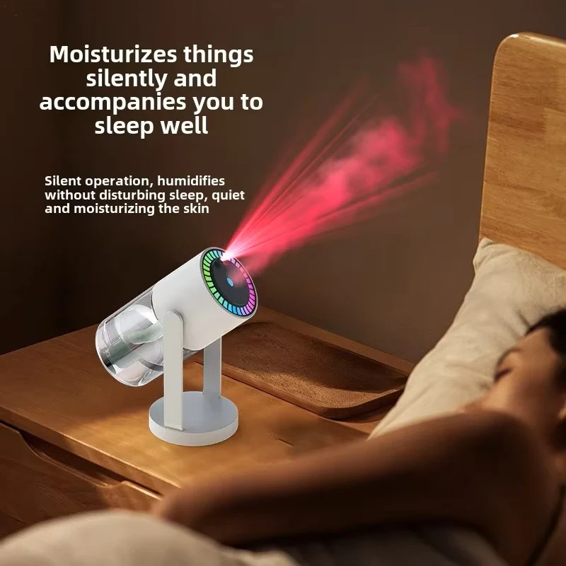 Starry Sky Projection Portable Humidifier - 2-in-1 Rotating Galaxy Light & Ultrasonic Mist Machine for Home, Car & Bedroom - Image 3