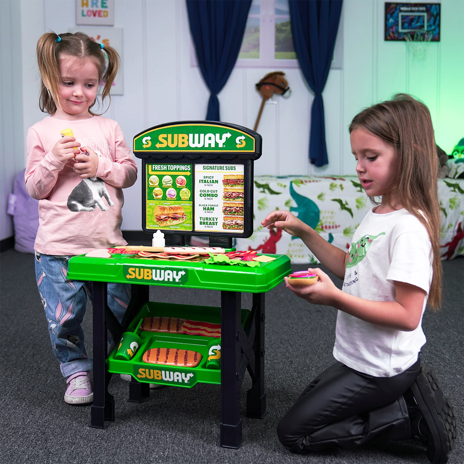 Subway Sandwich Artist Playset – 53 Piece Pretend Restaurant Kit - Image 7