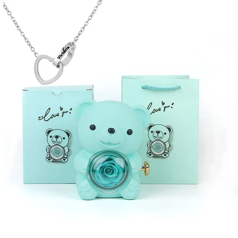 Teddy Bear - Eternal Rose Gifts Box - Image 19