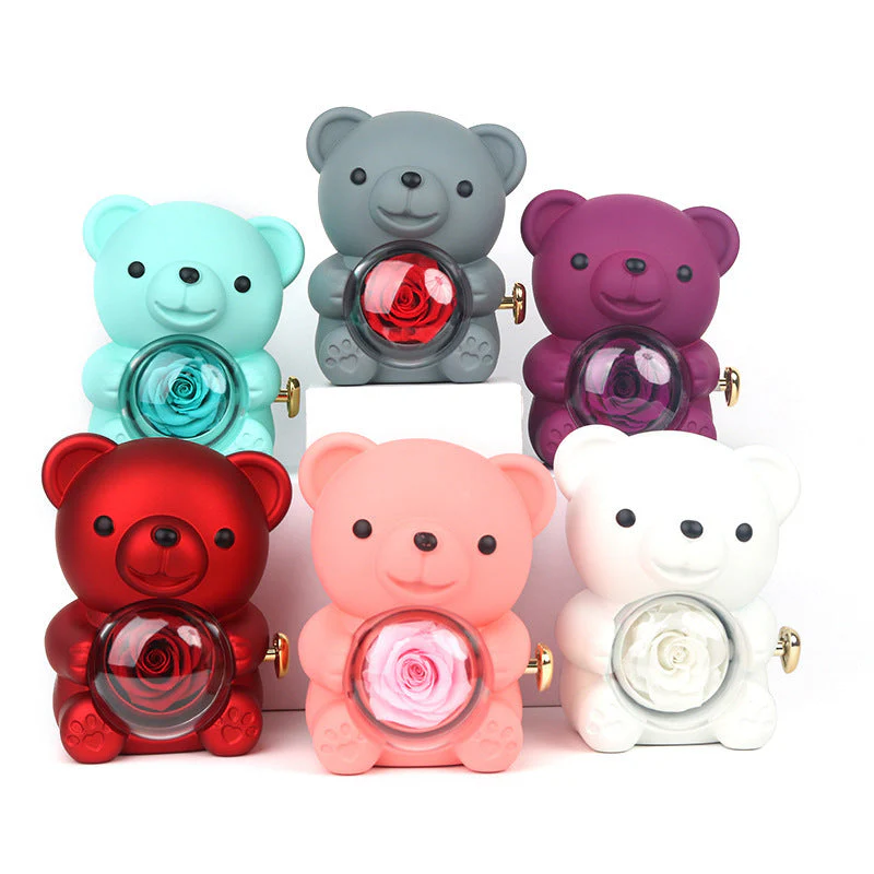 Teddy Bear - Eternal Rose Gifts Box - Image 6