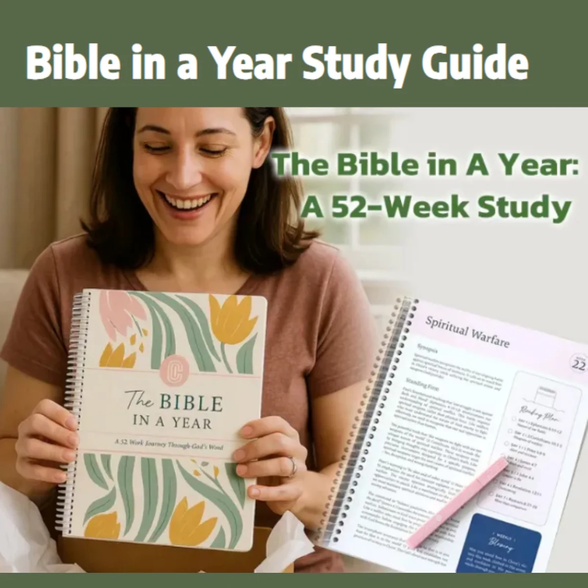 Bible in a Year Study Guide - Walk By Faith Bundle