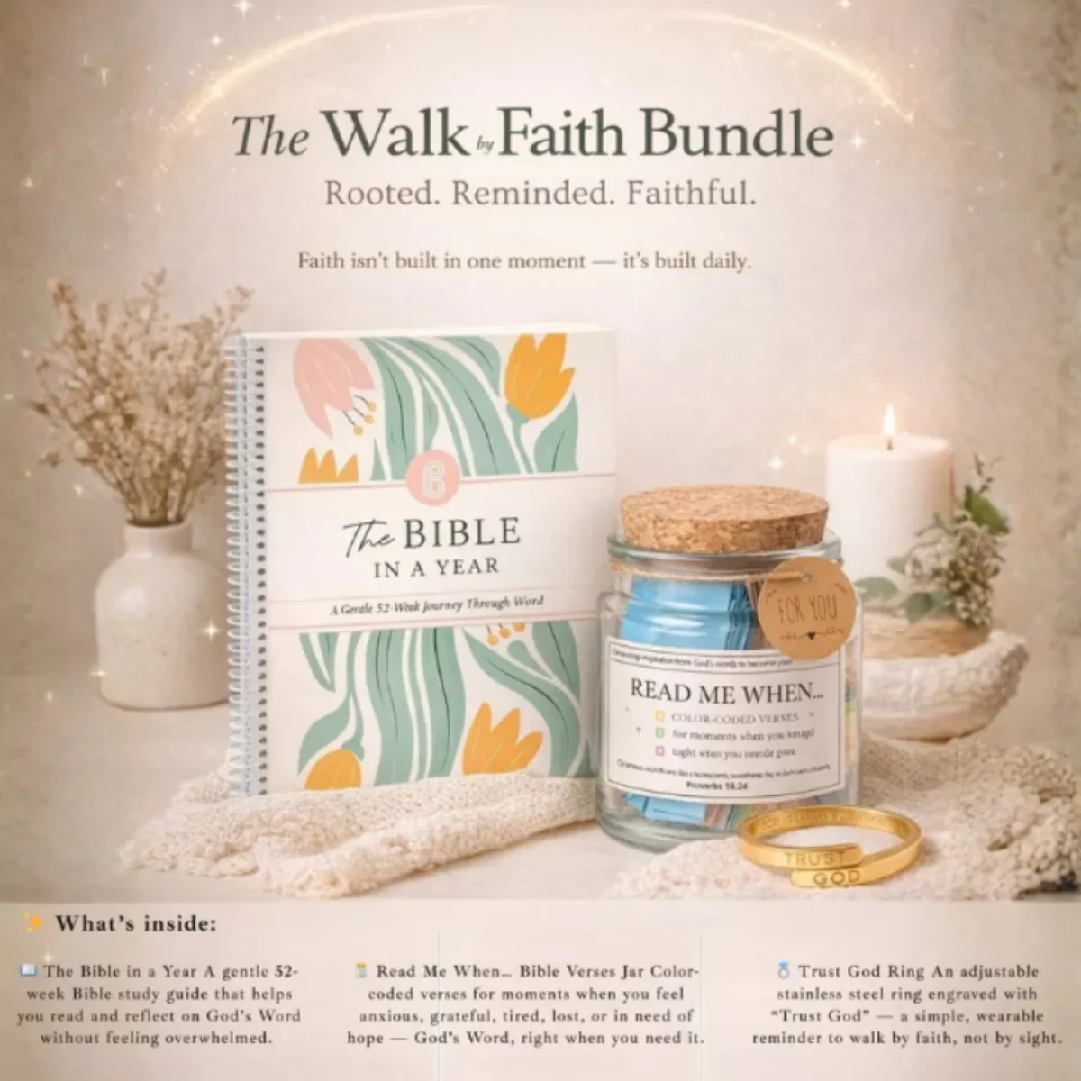 Bible in a Year Study Guide - Walk By Faith Bundle - Image 2
