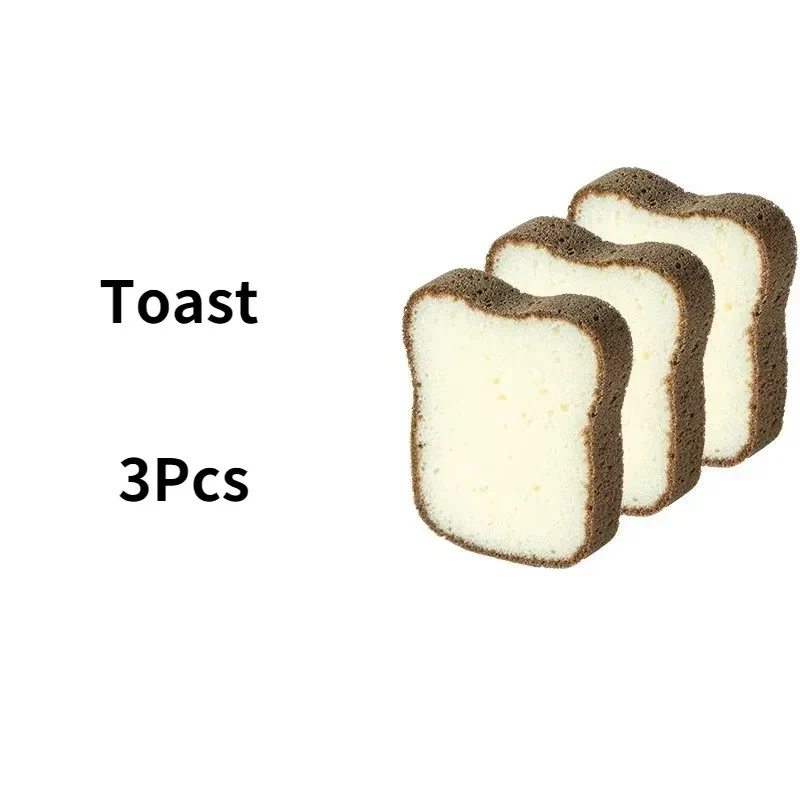 Toast-Shaped Dishwashing Sponge Set - Soft & Absorbent Bread Slice Cleaning Sponges for Dishes & Pots - Image 7