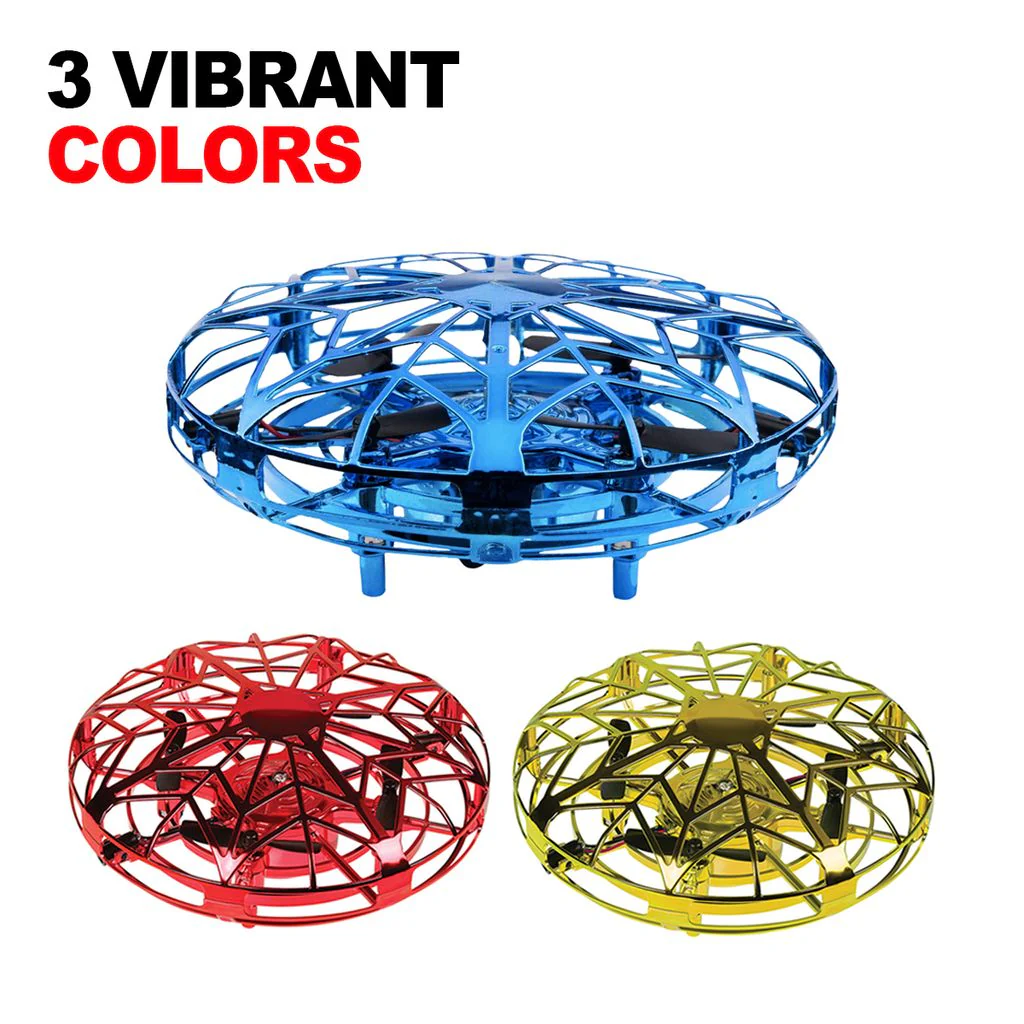 Intelli Sense Motion Sensing UFO Helicopter – Hand-Controlled Hover Helicopter with LED Lights & USB Charger - Image 5