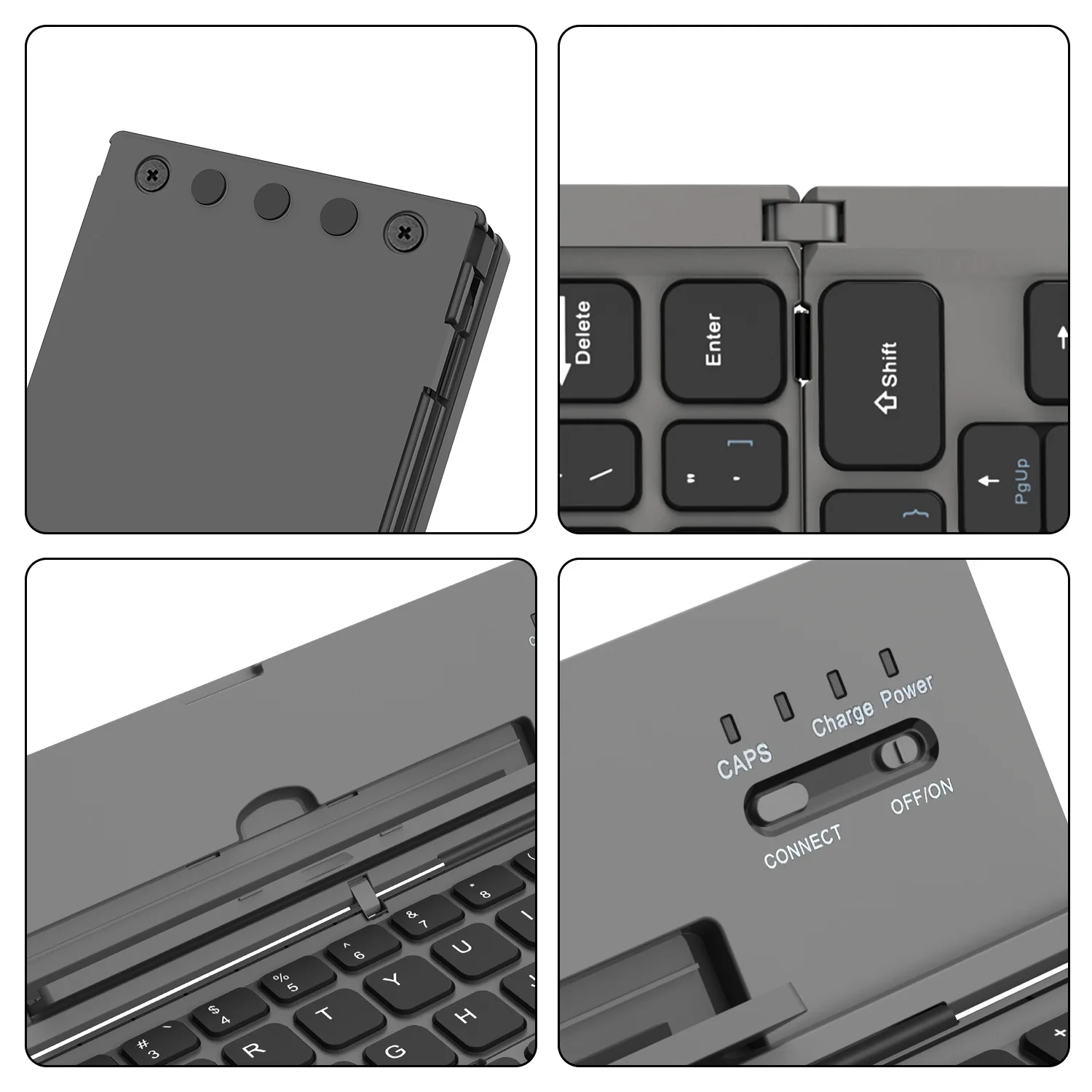 Ultra-Thin Foldable Wireless Bluetooth Keyboard - Image 6