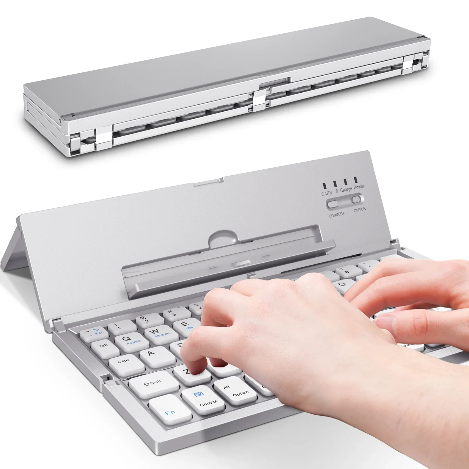 Ultra-Thin Foldable Wireless Bluetooth Keyboard - Image 8