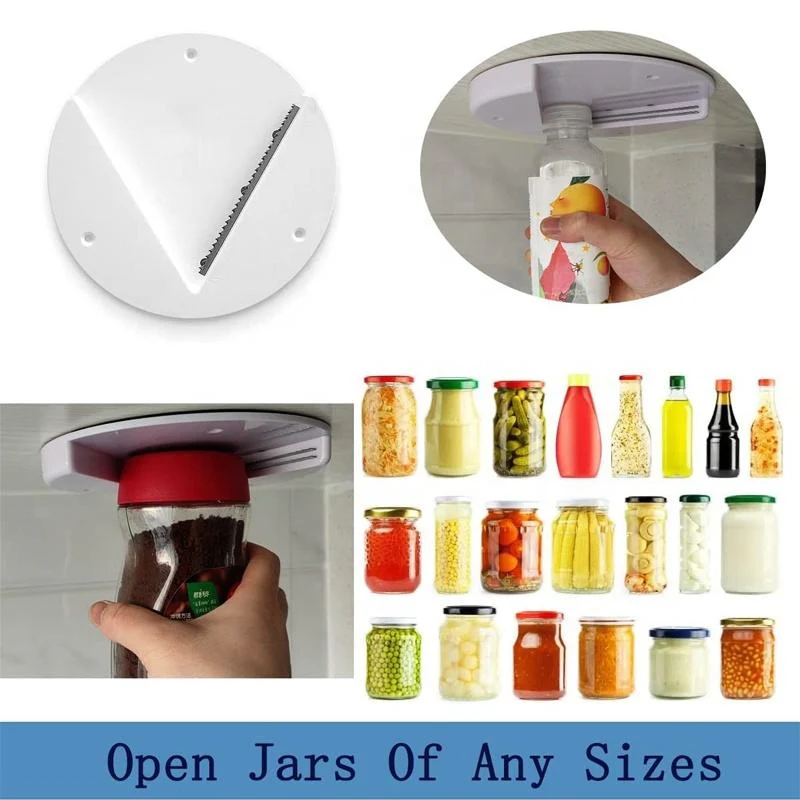 Under-Cabinet Jar Opener for Easy Lid Removal - Image 4