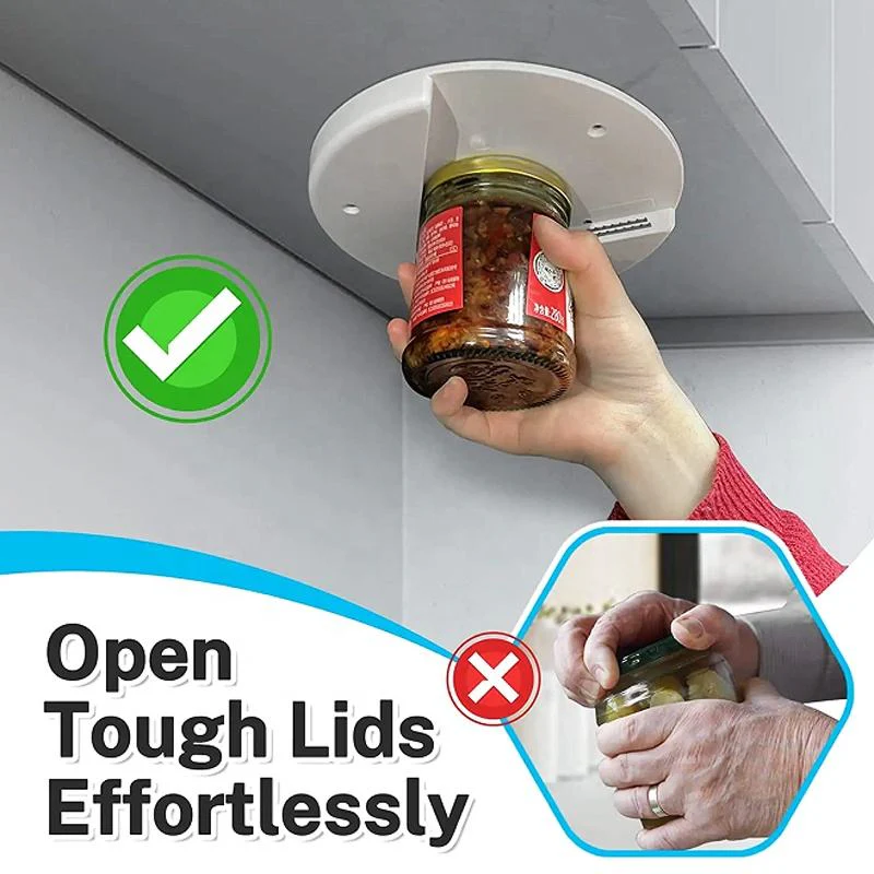 Under-Cabinet Jar Opener for Easy Lid Removal - Image 5
