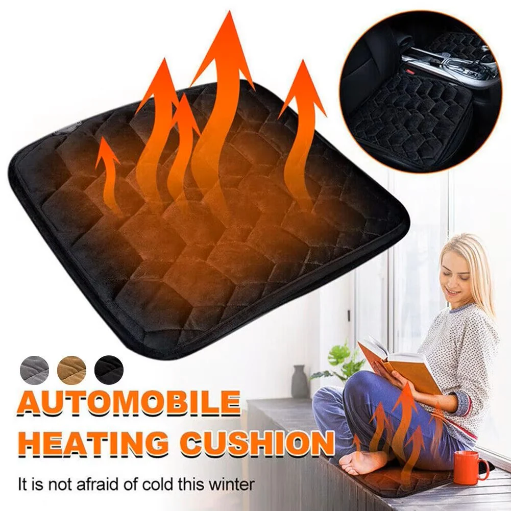 Universal Heated Car Seat Cushion – 3-Level Adjustable Fast Heating Seat Warmer - Image 2