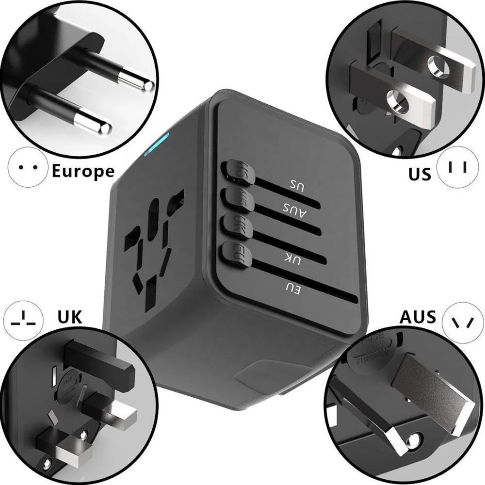 Universal Travel Adapter with 4 USB & Type-C Port - Image 3