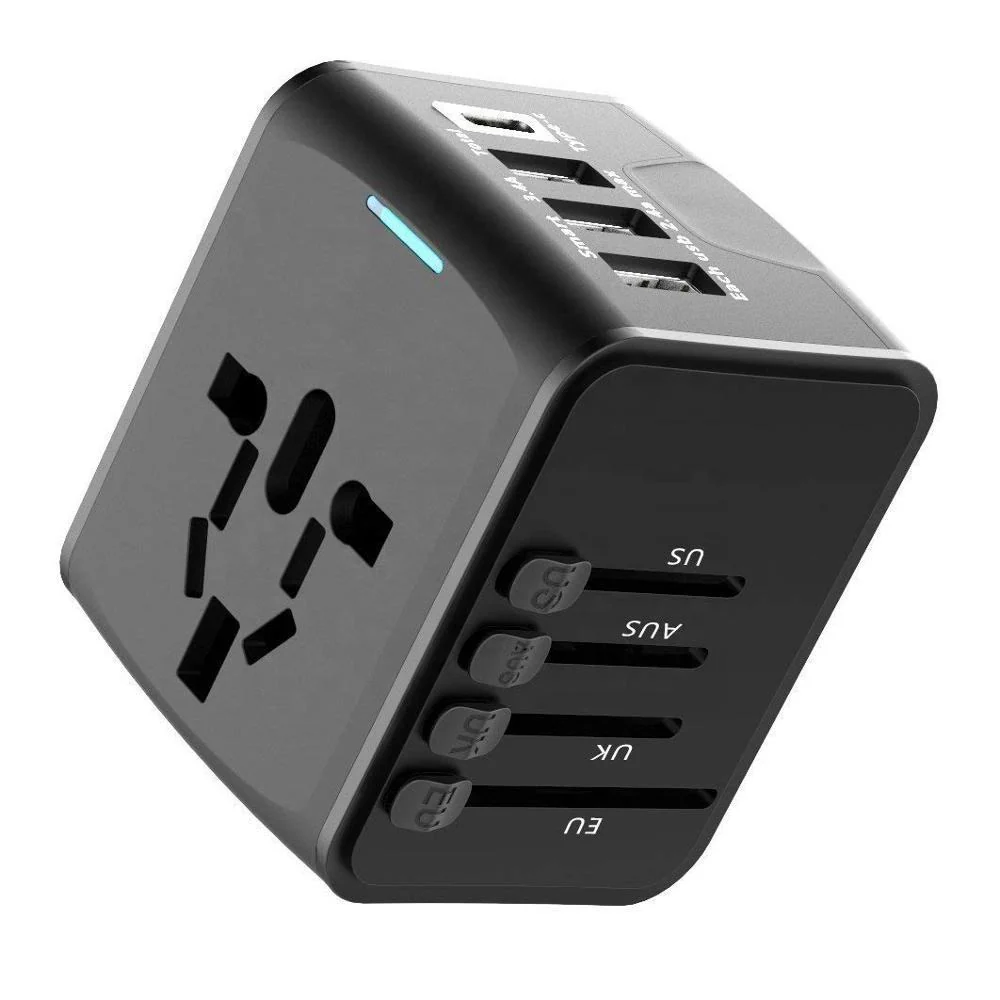 Universal Travel Adapter with 4 USB & Type-C Port - Image 4