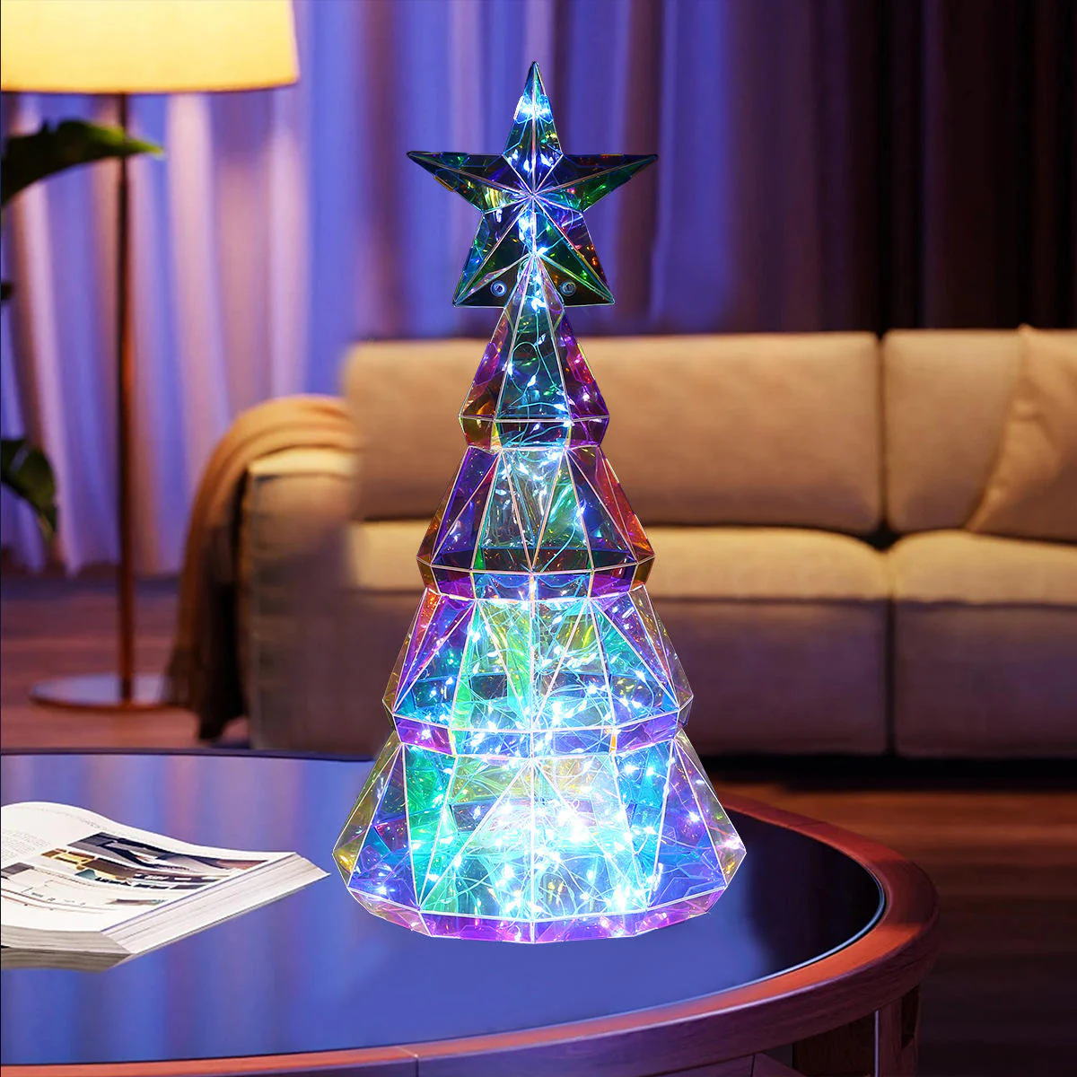USB Christmas Tree Night Light β 15inch Illuminated Holiday Decoration - Image 4