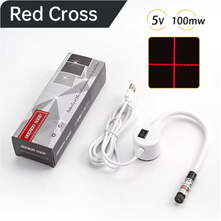 USB Laser Positioning Guide Light – Red Line/Cross - Image 7