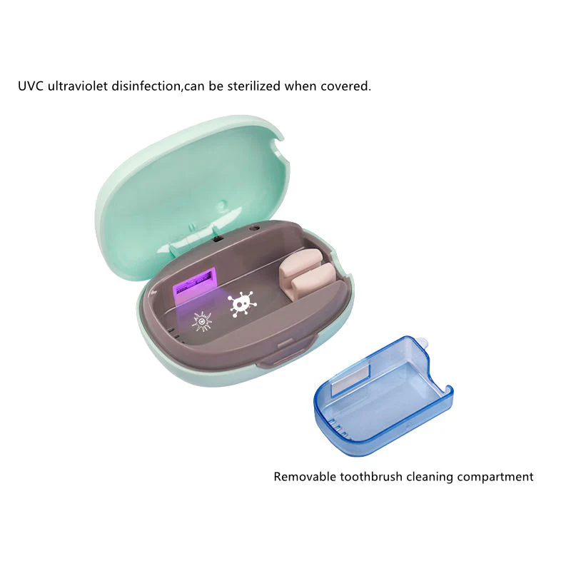 USB Rechargeable UVC Toothbrush Sanitizer Case - Image 4