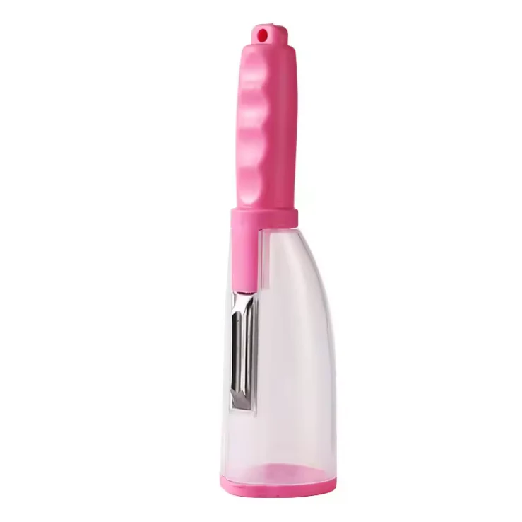 Vegetable & Fruit Peeler with Built-In Peel Container - Image 7
