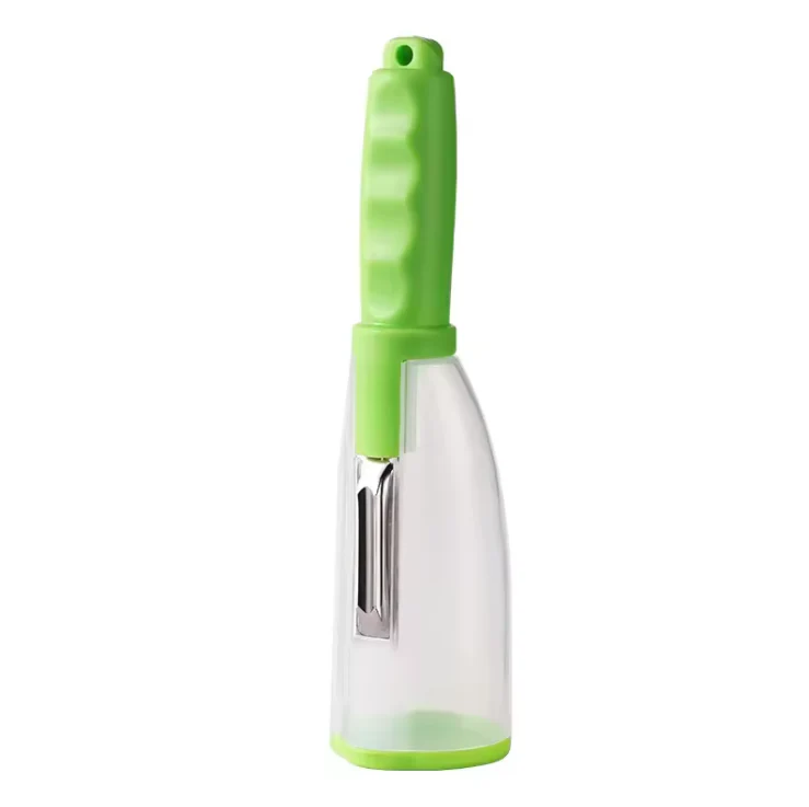 Vegetable & Fruit Peeler with Built-In Peel Container - Image 8