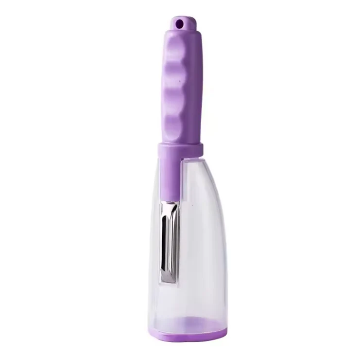 Vegetable & Fruit Peeler with Built-In Peel Container - Image 9