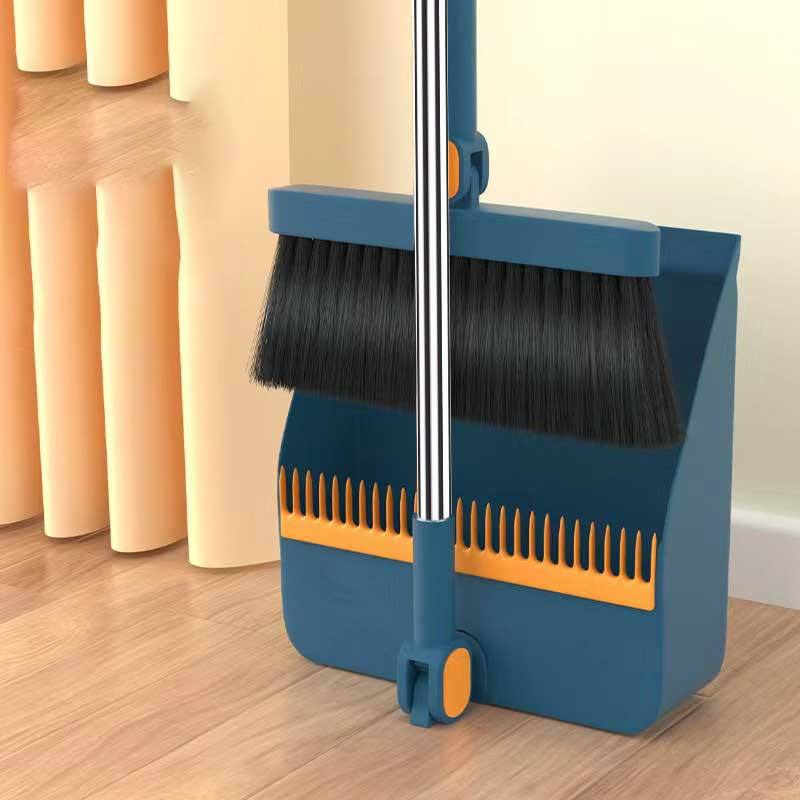 Vertical Folding Broom & Dustpan Set (Space-Saving Cleaning Combo) - Image 4