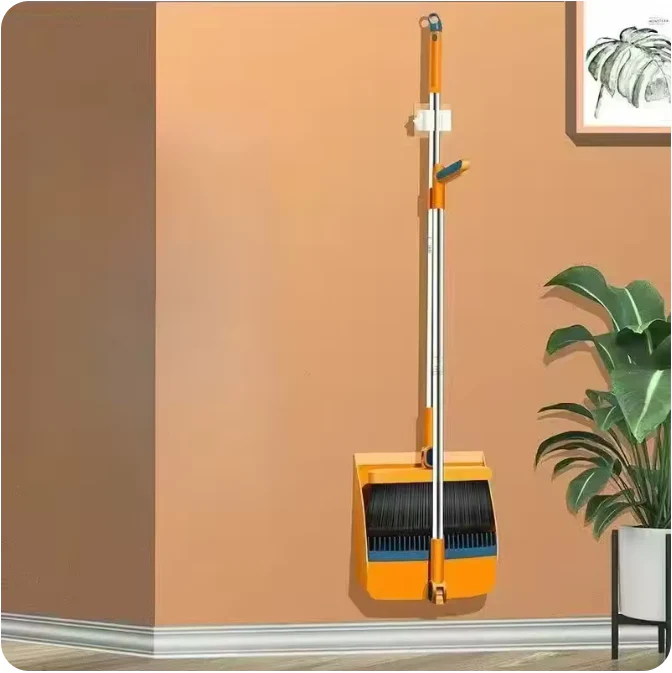 Vertical Folding Broom & Dustpan Set (Space-Saving Cleaning Combo) - Image 6