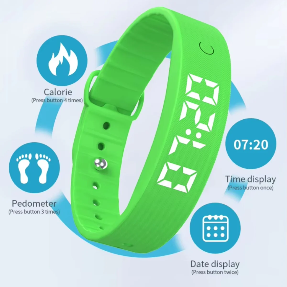 Vibration Alarm Sleep Monitor Watch - Image 3