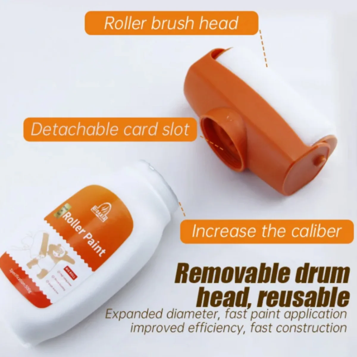 Wall Repair Paint Roller – Quick Fix for Cracks & Stains - Image 3