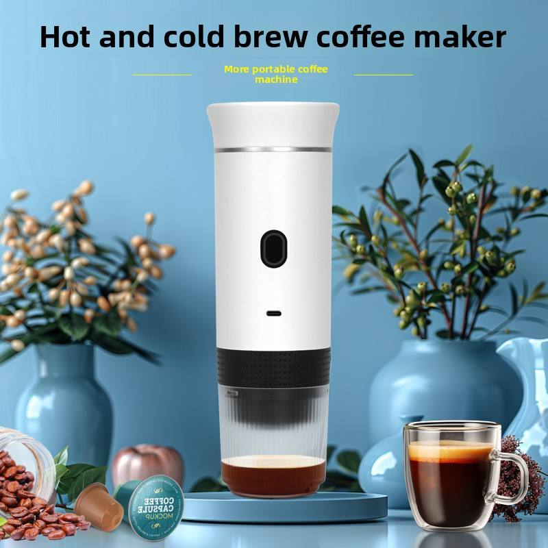 Wireless Portable Espresso Maker 3-in-1 Capsule & Ground Coffee Travel Machine - Image 3