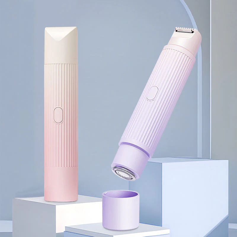 Women’s 2-in-1 Electric Body & Facial Hair Trimmer (Waterproof, Dual Head)
