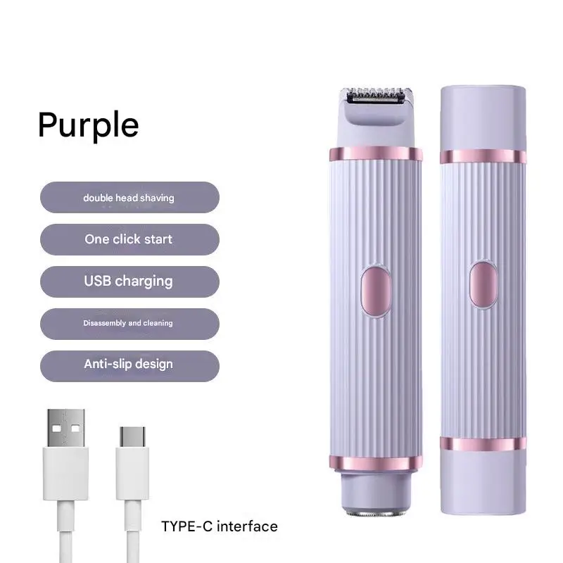 Women’s 2-in-1 Electric Body & Facial Hair Trimmer (Waterproof, Dual Head) - Image 8