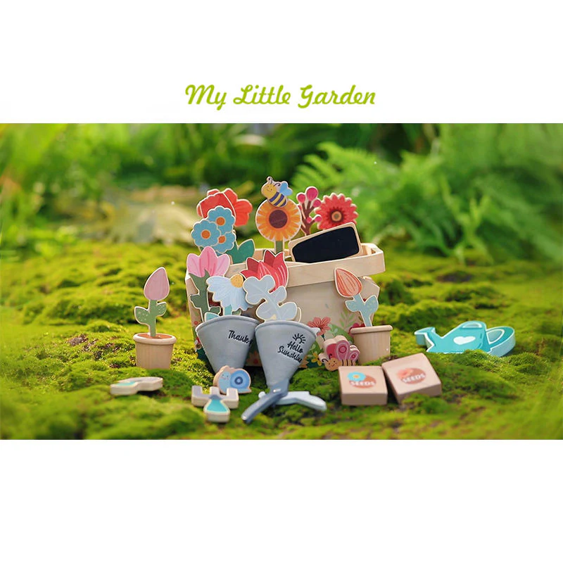 Wooden Educational Garden Play Set β Potted Plant Toy - Image 5