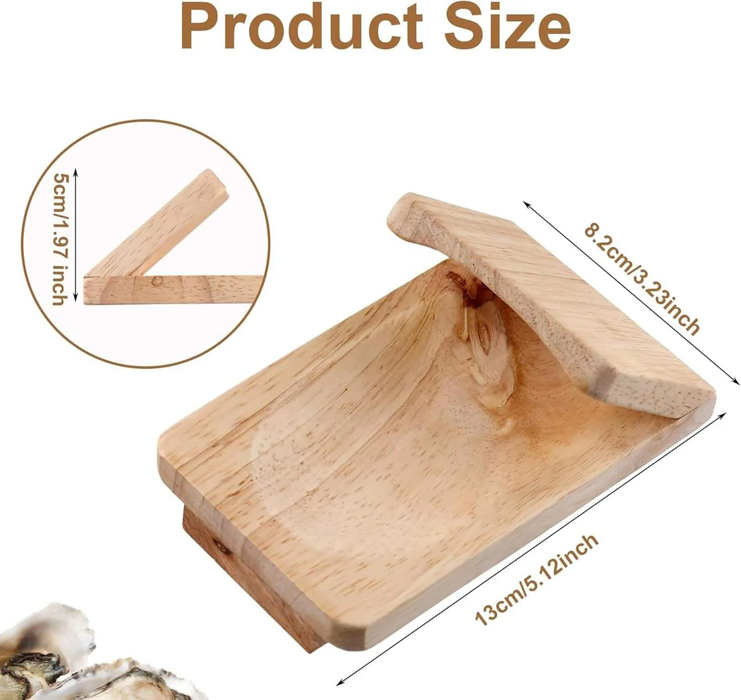 Wooden Oyster Shucking Clamp Holder - Image 6
